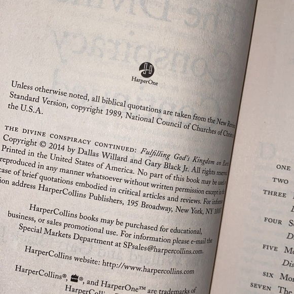 The Divine Conspiracy continued book - Picture 5 of 10